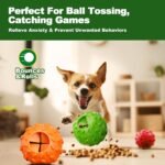Dog Puzzle Toy 2 Pack – Cognitive Dog Treat Toy,Interactive Dog Toys for Treat Dispensing, Slow Feeder for Mental Stimulation & Anxiety Relief, Puppy Training Toy, Natural Rubber - Image 2