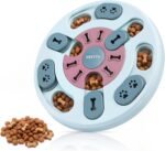Dog Puzzle Toy, Treat Dispensing Interactive Dog Toys, Blue