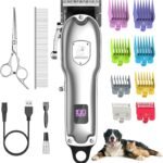 Dog Rechargeable Cordless Clippers for Grooming for Heavy Thick Hair&Coats