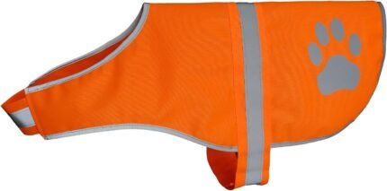 Dog Reflective Vest High Visibility Safety Jacket, Orange, XL