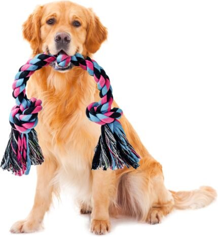 Dog Rope Toy for Large Dogs Heavy Duty Dog Chew Toys for Aggressive Chewers