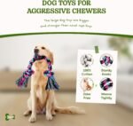 Dog Rope Toy for Large Dogs Heavy Duty Dog Chew Toys for Aggressive Chewers - Image 2