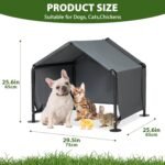 Dog Shade Shelter for Outside, Dog House Tent Pet Canopy for Dogs - Image 2