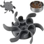 Dog Slow Feeder Bowls Silicone Spiral Pet Food Feeder Insert to Slow Eating