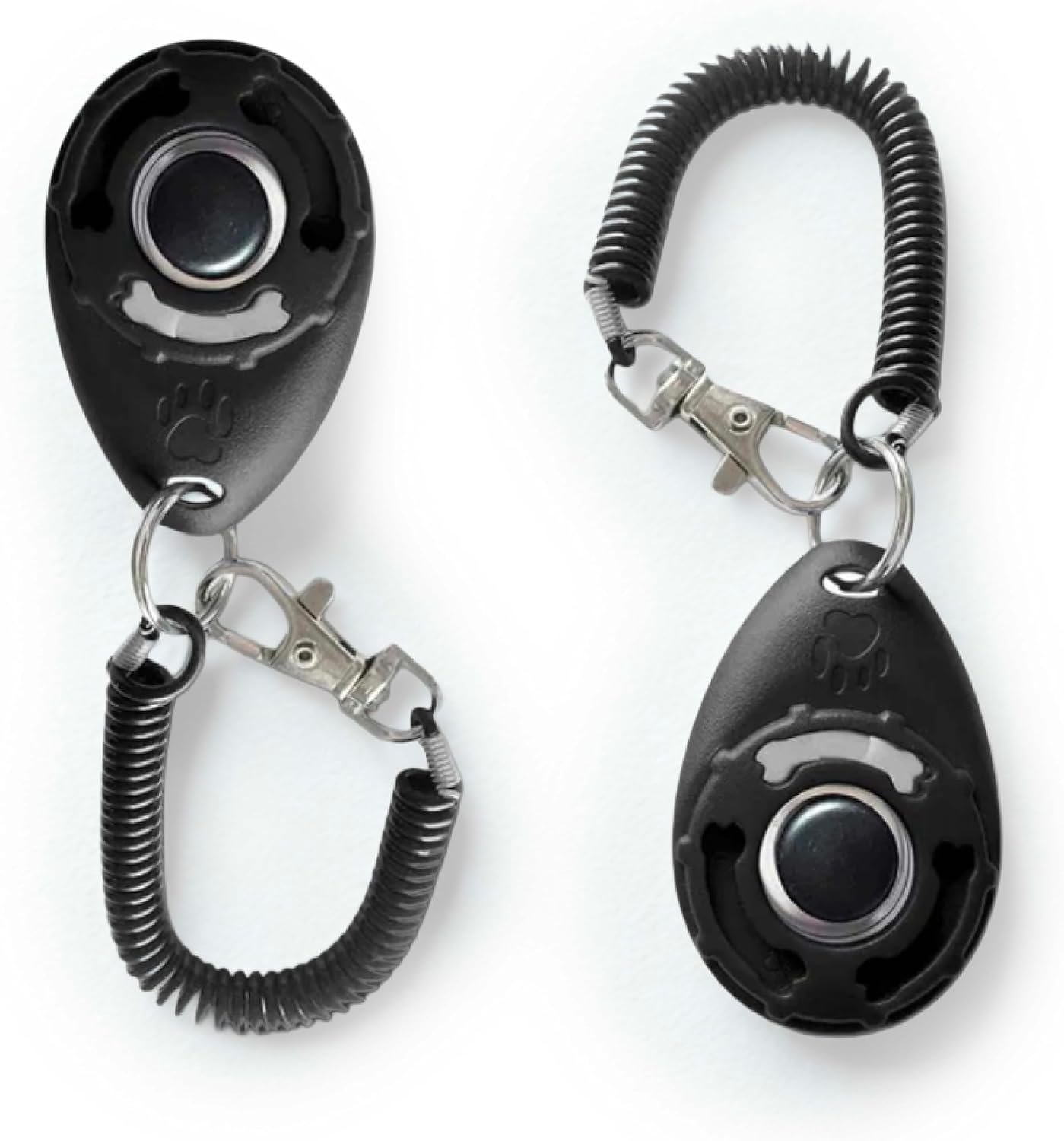 Dog Training Clicker – Essential Clickers for Obedience Training, Positive Reinforcement for Puppies and Adult Dogs – For Owners and Professional Trainers – Safe for Pets – Two Pack Dog Training Clicker – Essential Clickers for Obedience Training, Positive Reinforcement for Puppies and Adult Dogs – For Owners and Professional Trainers – Safe for Pets – Two Pack