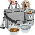 Dog Travel Bag for Supplies – Airline Approved Pet Backpack Organizer