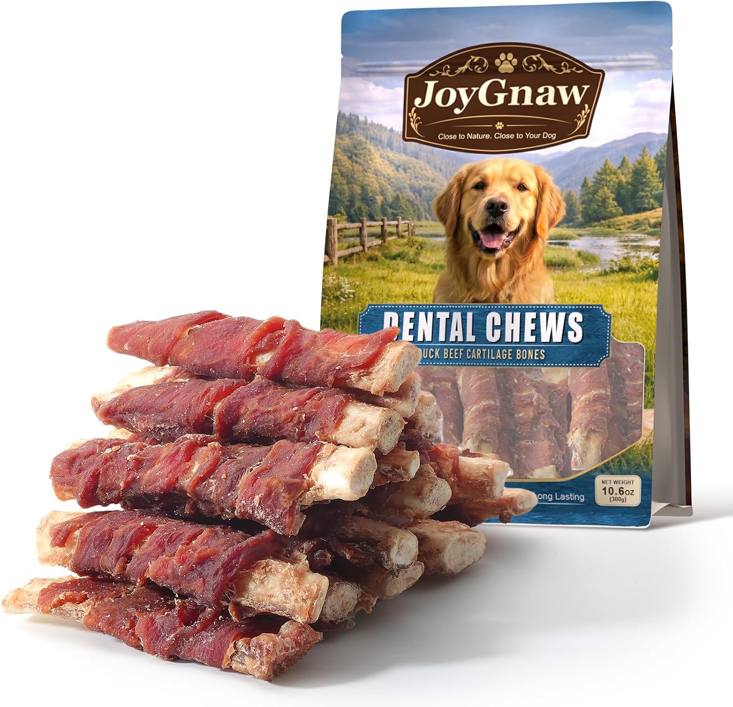 Dog Treats Duck Wrapped Beef Cartilage 10.6 oz Dog Treats Duck Wrapped Beef Cartilage 10.6 oz