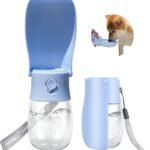 Dog Water Bottle,Portable Foldable with Carbon Filter&Water Return