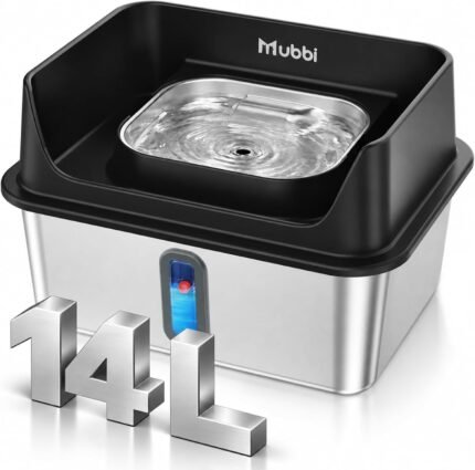 Dog Water Fountain for Large Dogs - 3.7Gal/14L Pet Water Fountain
