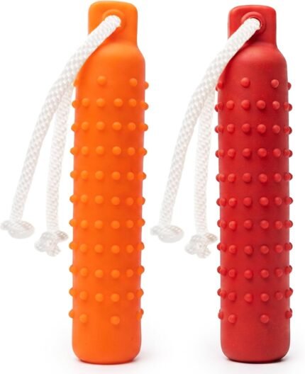 Dog Water Toys, 2 Pack Floating Bumper Fetch Toy Dummy