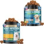 Dog Yeast Balance & Allergy Relief Bundle, Chicken Soft Chews, 400 Count