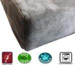 Dogbed4less XL Orthopedic Memory Foam Dog Bed with Machine Washable Cover, Waterproof Lining for Medium to Large Pet, 47X29X4 Pad Fit 48X30 Crate - Image 2
