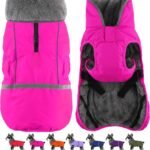 Dogcheer Warm Dog Coat, Waterproof Dog Winter Jacket with Leash Opening