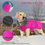 Dogcheer Warm Dog Coat, Waterproof Dog Winter Jacket with Leash Opening - Image 2