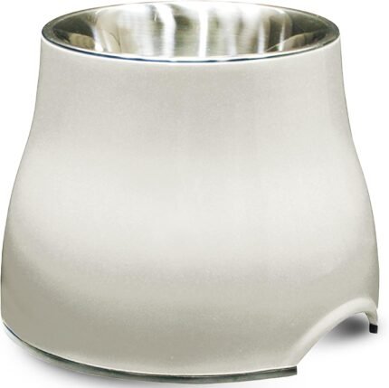 Dogit Elevated Dog Bowl for Large Dogs, White