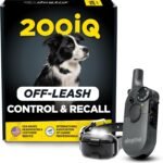 Dogtra 200iQ Professional Remote Training E Collar - 1/2 Mile, 100 Precision Levels, IPX9K Waterproof, Tone & Vibration – Seamless No-Look Control Off-Leash Confidence for Dogs 10lb+