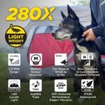 Dogtra 280X E-Collar with Remote [New Edition] 10 lbs+, 1/2 Mile Range, LED Light, 100 Levels of Precise Control for Stubborn Dogs, Waterproof, Boost for Quick Recall, Vibration, Safety Lock & Tone - Image 2