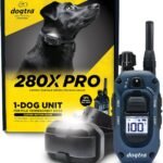 Dogtra 280X PRO E-Collar with Remote [New Edition] 3 Configurable Layout Modes, 12% Slimmer, 1/2 Mile Range, 100 Levels Precise Control, Waterproof, LED Light, Boost, XPP Vibration, Safety Lock & Tone