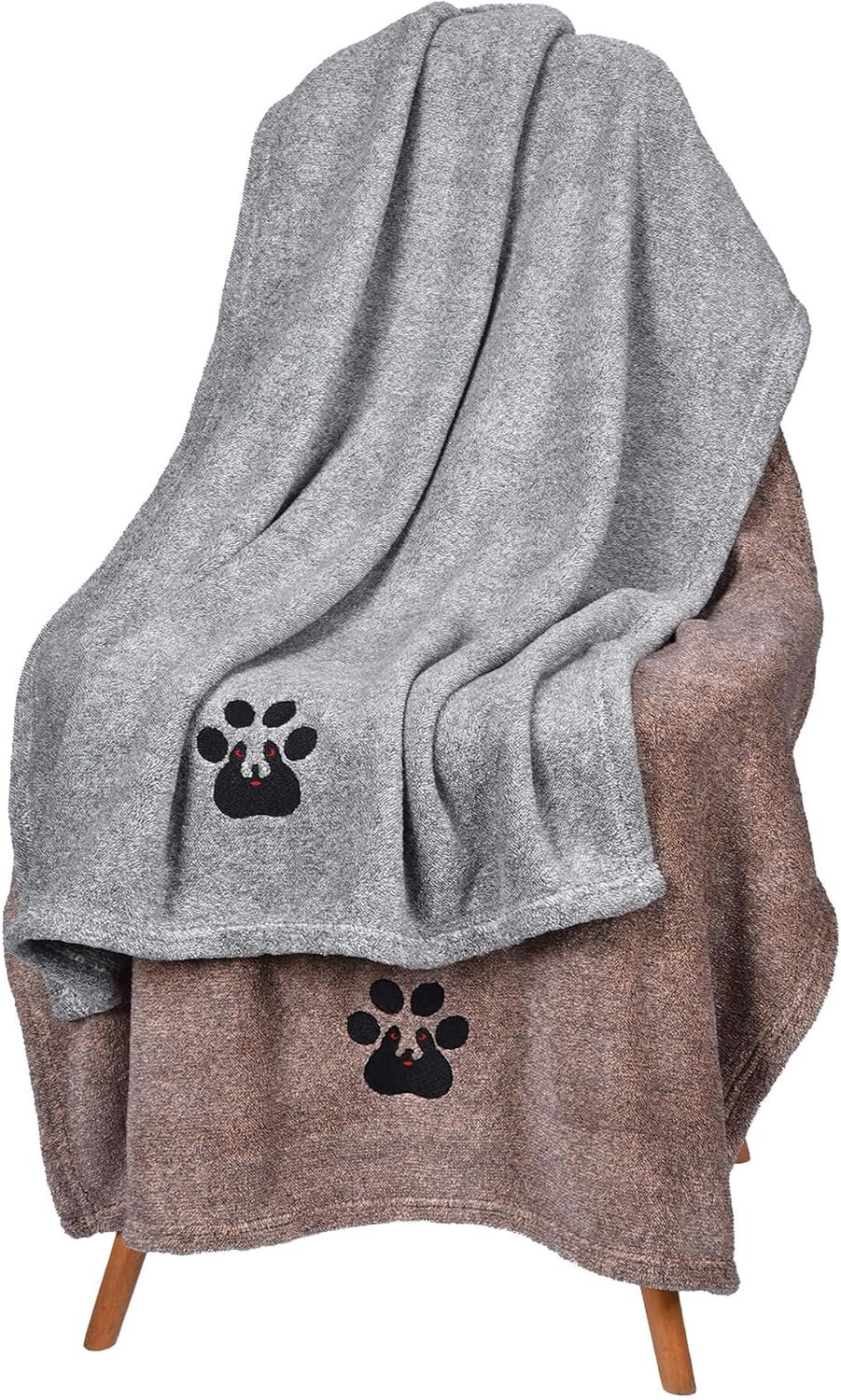 Dogvingpk Dog Towels for Drying Dogs 2 Pack – Super Absorbent Soft Quick Dry Microfiber Pet Bath Towel for Medium & Small Dogs, 36 * 28 Inch Grey and Brown Dogvingpk Dog Towels for Drying Dogs 2 Pack – Super Absorbent Soft Quick Dry Microfiber Pet Bath Towel for Medium & Small Dogs, 36 * 28 Inch Grey and Brown