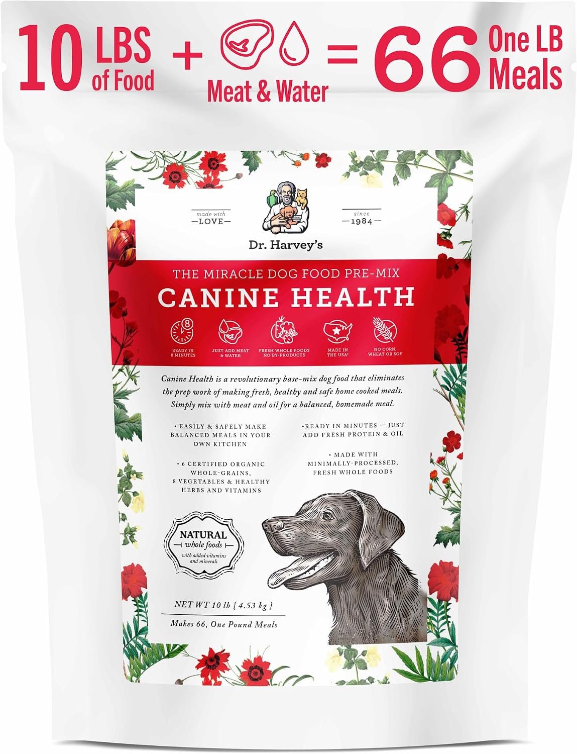 Dr. Harvey’s Canine Health Dehydrated Dog Food Base Mix (10 lb) Dr. Harvey’s Canine Health Dehydrated Dog Food Base Mix (10 lb)