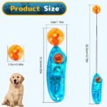 DuDuDog Dog Training Clicker for Training with Retractable Target Stick and Bright Ball, Clear Plastic Handle, Adjustable Length Trainer for Dogs, Puppies, Cats and Pets - Image 2