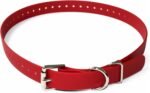 E-Collar Educator 3/4" Biothane Dog Collar Strap, Red