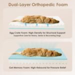 EHEYCIGA Orthopedic XL Dog Bed for Large Dog, Memory Foam Dog Couch - Image 2