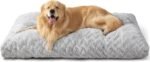 EHEYCIGA Washable XL Dog Beds Large Sized Dog, 41x27 Inch Pet Bed, Grey