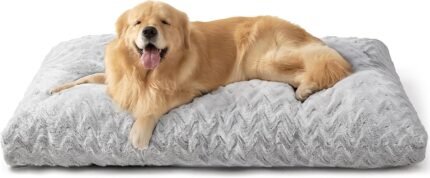 EHEYCIGA Washable XL Dog Beds Large Sized Dog, 41×27 Inch Pet Bed, Grey