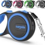 EMPEROR PETS 26.1 ft Retractable Dog Leash, for Dogs 10-110 lbs, Blue