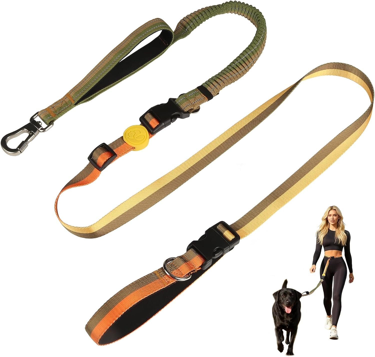 EVERKING Hands-Free Dog Leash with Waist Belt for Running & Walking EVERKING Hands-Free Dog Leash with Waist Belt for Running & Walking
