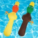 EXPAWLORER Floating Dog Water Pool Toys, Stuffed Duck Dog Toys Long