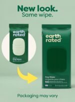 Earth Rated Dog Wipes for Paws & Butt, Deodorizing, Lavender, 100ct - Image 2