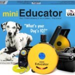 Educator ET-300 Mini E Collar for Dog Training with Remote – 1/2 Mile Range, Waterproof, 100 Blunt Stimulation Levels, Tone or Vibration Mode, Night Light Tracking for Small, Medium & Large Dogs