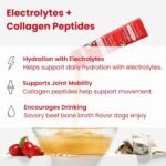 Electrolytes for Dogs with Protein – Hydration & Mobility Support with Collagen – Made with Real Beef Bone Broth – Dog Food Topper for Picky Eaters – 14 Sticks - Image 2