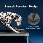 Elevated Dog Bed Medium Size Dog, Chew Proof Aluminum Alloy Heavy Duty Dog Supplies Cooling Raised Pet Cot Indestructible with Anti-Rust Washable Assembly for Crate Outdoor-40.6"x 28.7" x 7" - Image 2