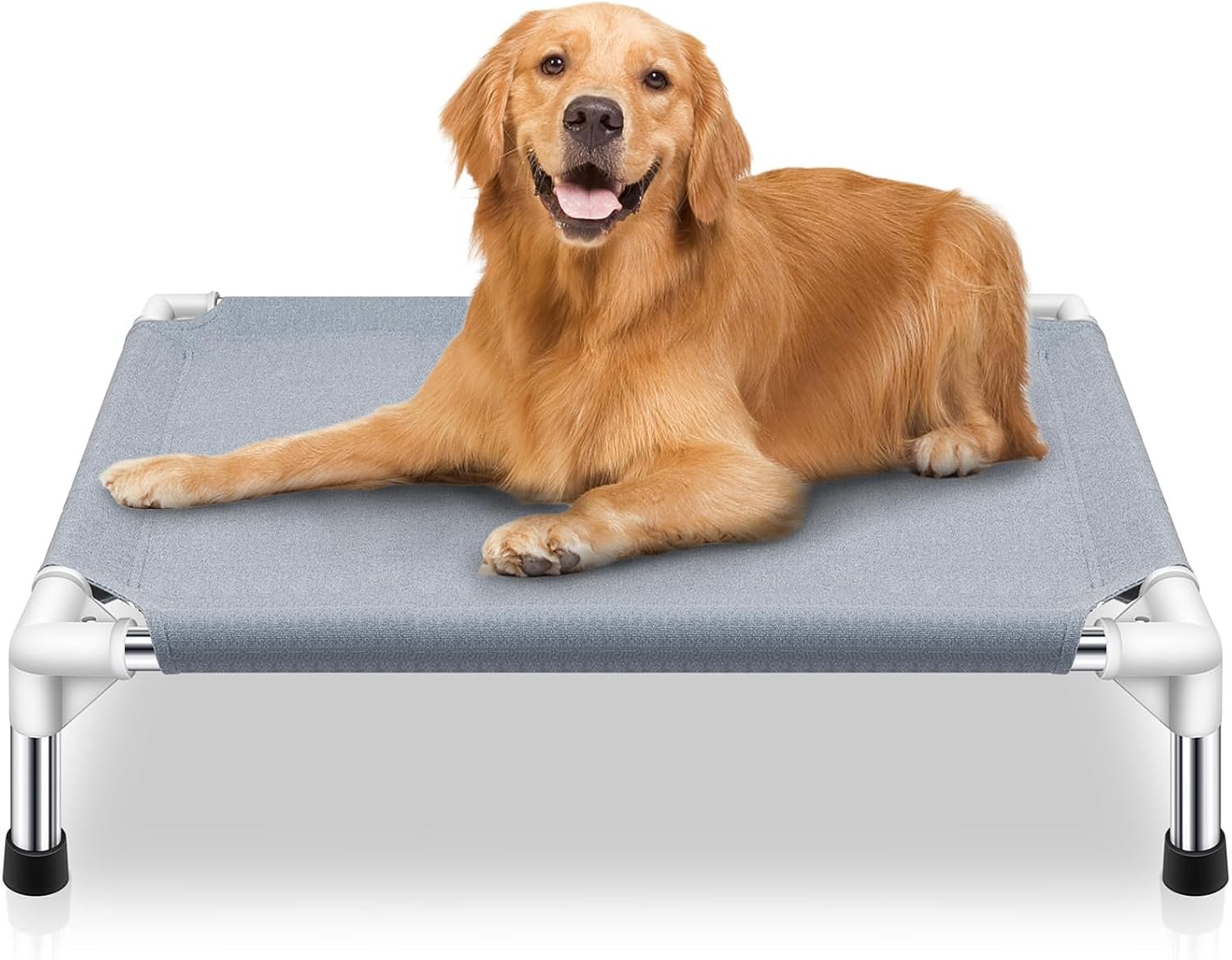 Elevated Dog Bed, Raised Outdoor Dog Bed for Medium Dogs, Portable Pet Cots Elevated Dog Bed, Raised Outdoor Dog Bed for Medium Dogs, Portable Pet Cots