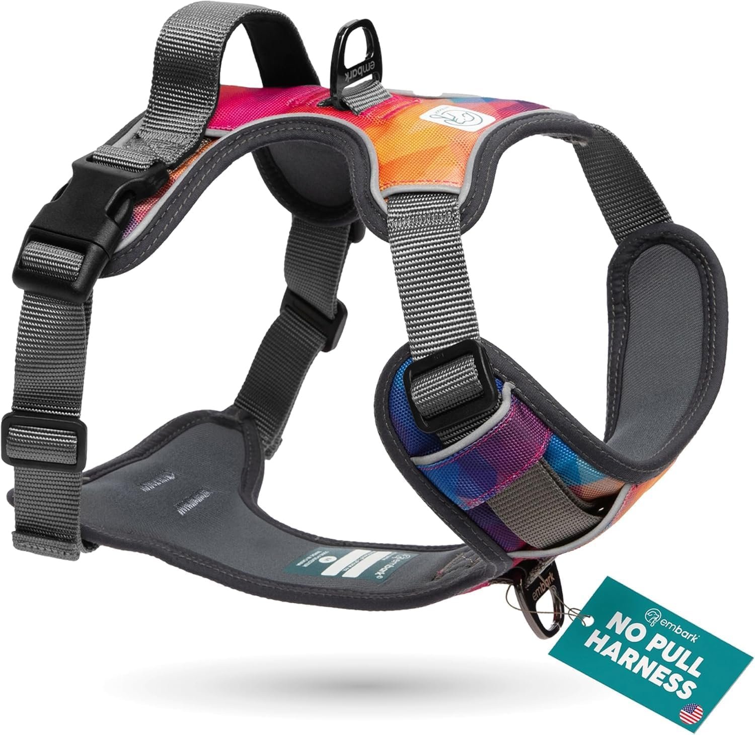Embark No Pull Dog Harness, Reflective Adjustable Training Vest, No Choke Embark No Pull Dog Harness, Reflective Adjustable Training Vest, No Choke