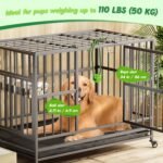Engaging Chew Toys for Dogs - Puppy Crate Training Aids, Puzzle Treat Dispenser with Rope Ball for Reducing Stress and Anxiety, Compatible with Peanut Butter Treats (Green) - Image 2