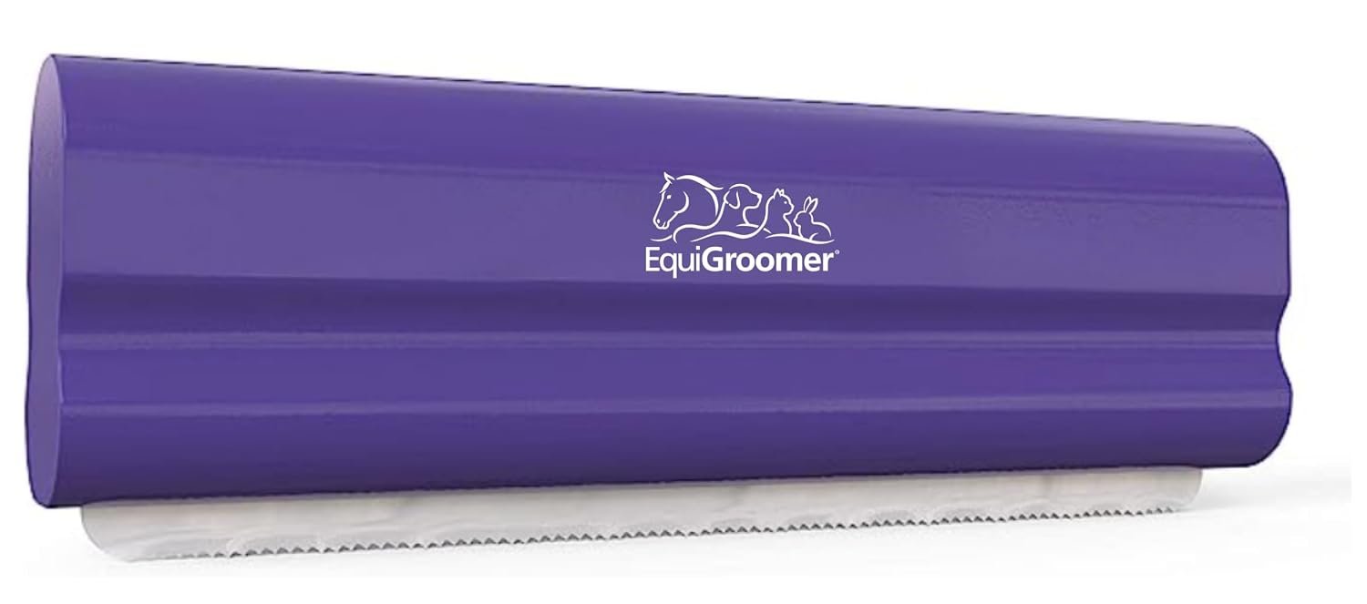 EquiGroomer 5-Inch Undercoat Deshedding Brush for Dogs & Cats, Purple EquiGroomer 5-Inch Undercoat Deshedding Brush for Dogs & Cats, Purple
