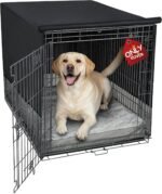 Explore Land Breathable Dog Crate Cover, 36 inches (Black)
