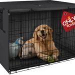 Explore Land Dog Crate Cover, 42 inches, Black