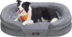 FEANDREA Orthopedic Dog Bed, 35" Dog Couch with Removable Washable Cover