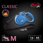 FLEXI® Classic Cord Retractable Dog Leash, Medium, 16 ft - Blue - Image 2