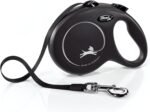 FLEXI® Classic Tape Retractable Dog Leash, Large, 16 ft - Black