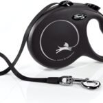 FLEXI® Classic Tape Retractable Dog Leash, Large, 16 ft – Black