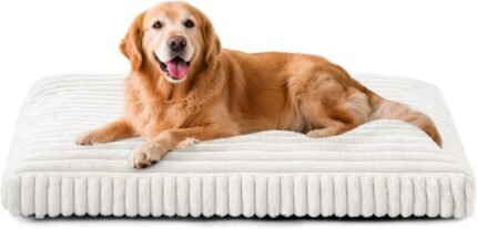 FURTIME Dog Beds Large Sized Dog, Washable Dog Bed for Crate, 35″