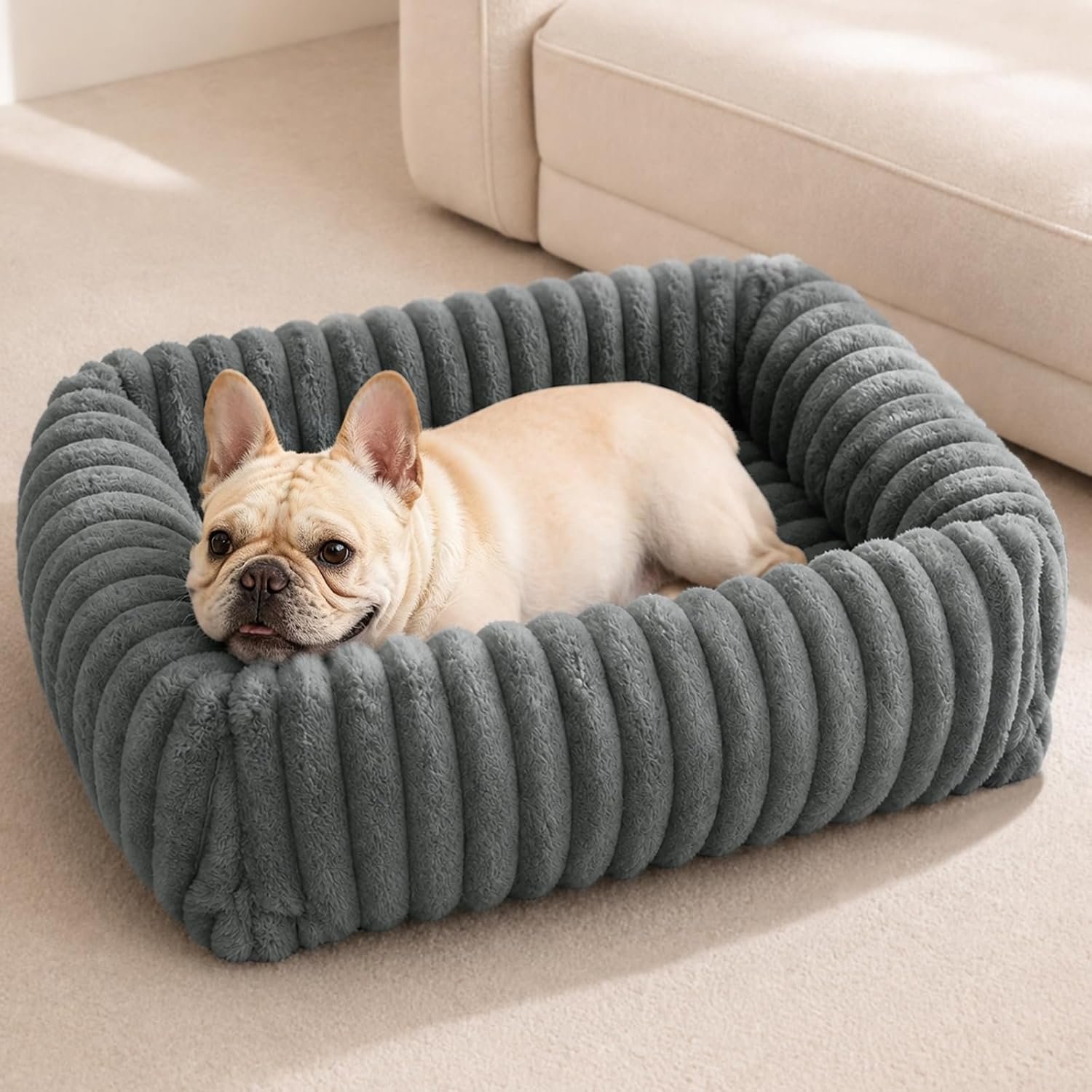 FURTIME Washable Dog Bed for Small Dogs, Cat Beds for Indoor Cats, 20″ FURTIME Washable Dog Bed for Small Dogs, Cat Beds for Indoor Cats, 20″