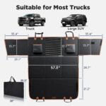 FURTIME XL Back Seat Extender for Dogs, Hard Bottom Seat Cover for Truck - Image 2