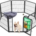 FXW Homeplus Indoor Dog Playpen, 24″ H, 8 Panels, for Puppies & Small Dogs